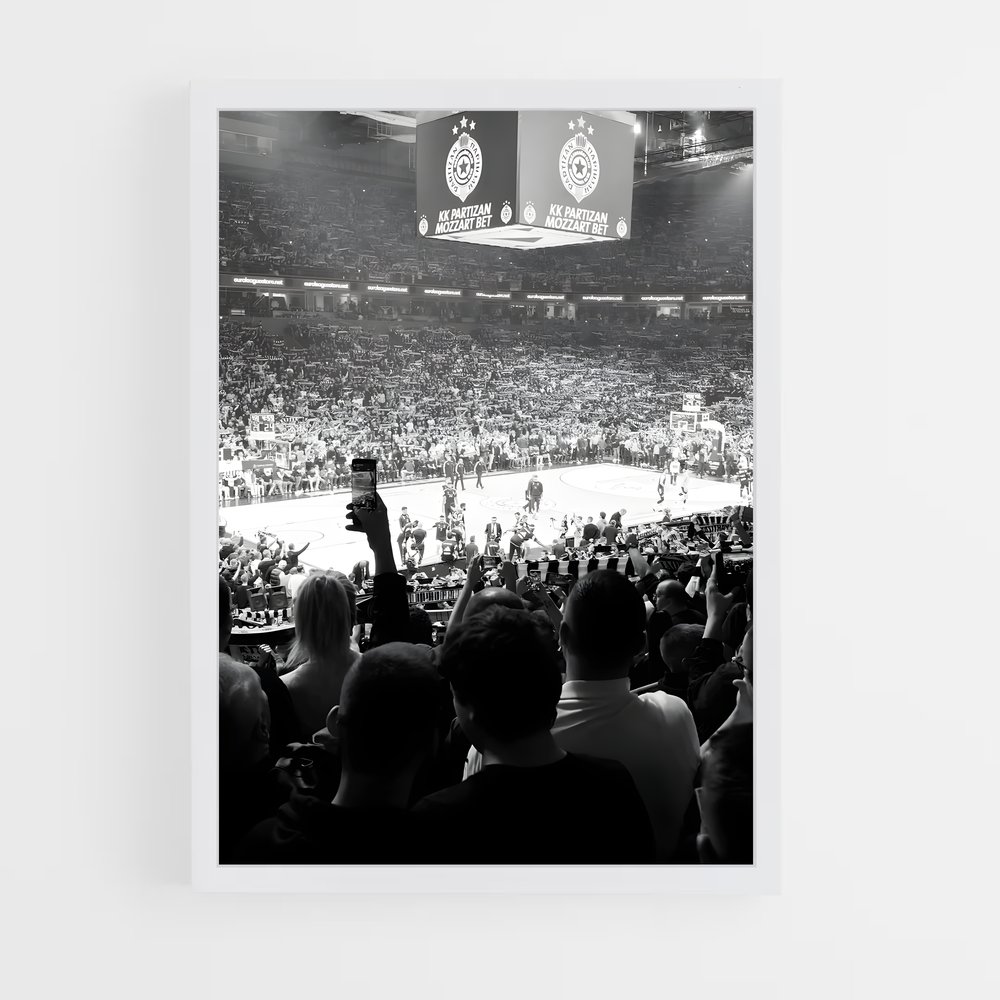 Poster Dans l'Arène – affiche Basketball (vue 3)